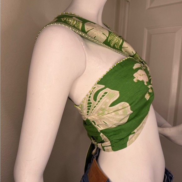 FARM Rio Green Floral Blouse - Picture 9 of 14